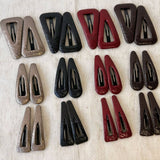 Faux Leather Geometric Bb Clip Elegant Hairpin_Cwaha08051