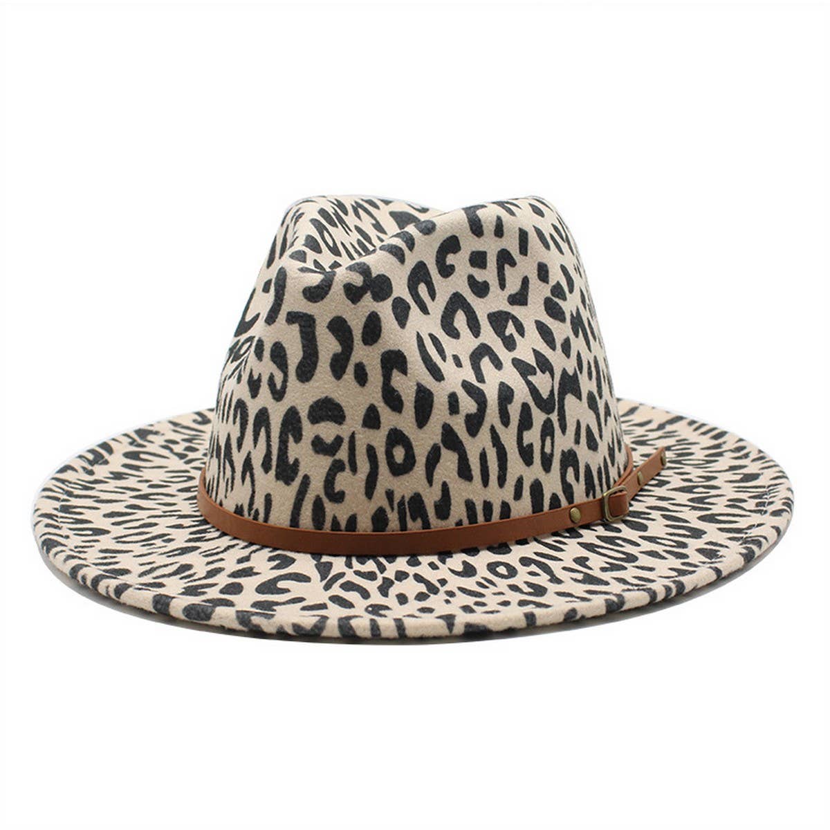 JAZZ HAT FASHION ALL MATCH WOOLEN HAT WIDE BRIM HAT_CWAH2607