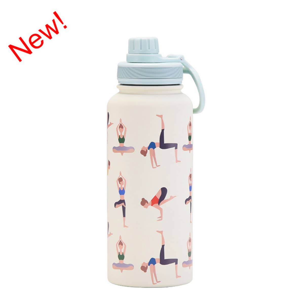 2024 NEW YOGA THEME INSULATED WATER CUP_CWMM0984