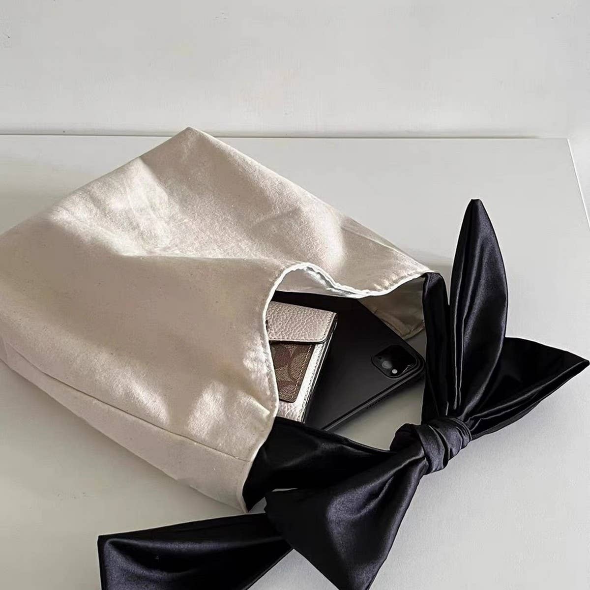 Cwab4839_Bow Shopping Bag Shoulder Bag