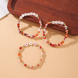 FASHION SIMPLE ACRYLIC BEADED BRACELET SET_CWMM3532