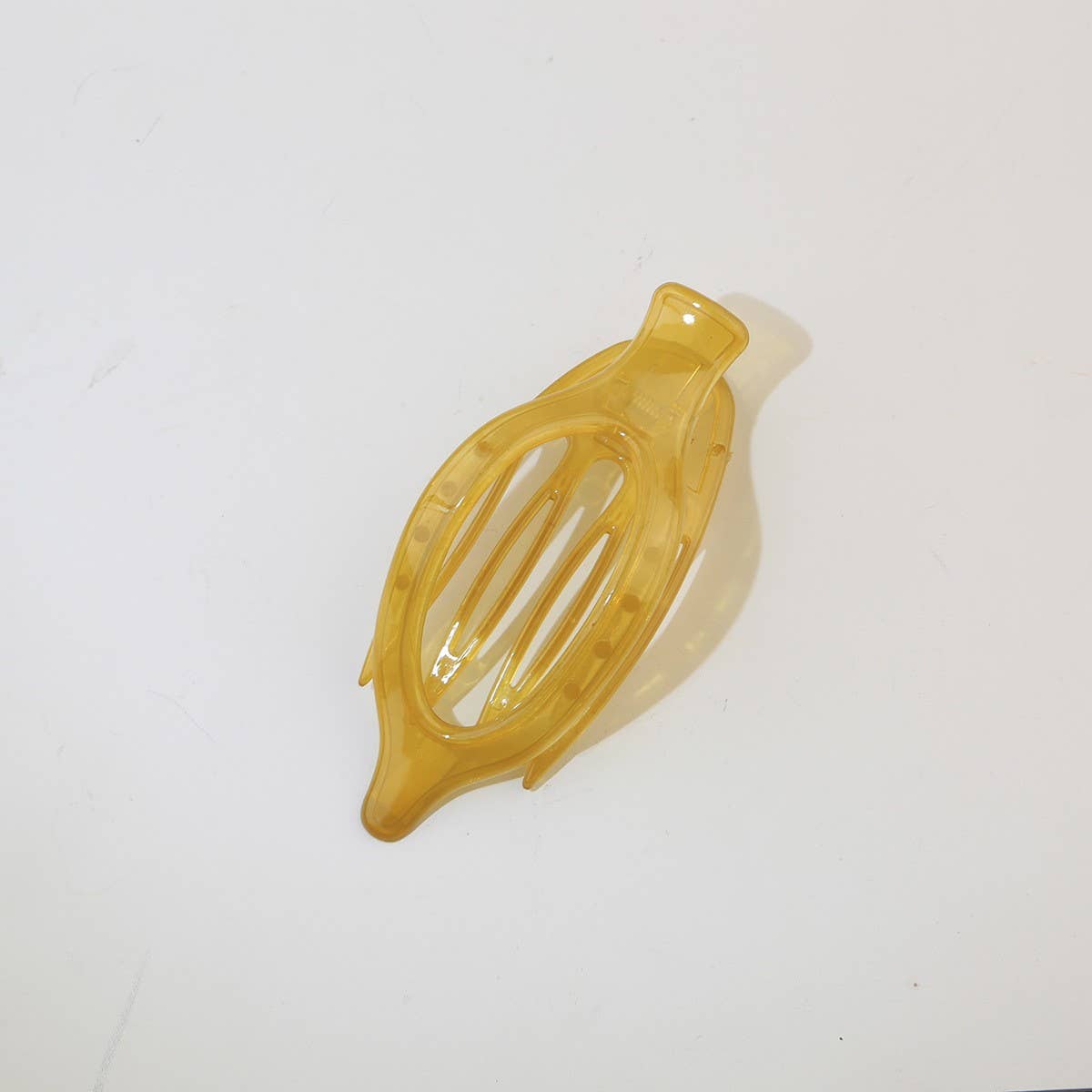 Glossy Matte Oval Hair Clip-Large Duckbill Style_Cwaha07479