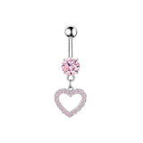 Zirconvel Ring Steel & Copper Belly Piercing_Cwmm9175