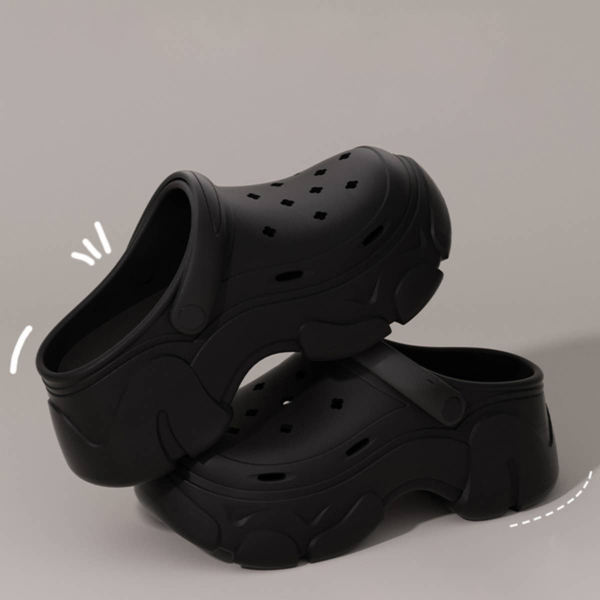 8CM THICK SOLED OUTDOOR HOLE SANDALS_CWSHS0818