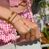 18K GOLD BEACH BRACELET RING NO FADE STEEL_CWAJE4665