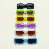 JELLY COLOR FRAME SQUARE BEACH SHADE SUNGLASSES_CWASG0236
