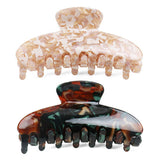 LARGE ACETATE SHARK HAIR CLAW INS STYLE BUN CLIP_CWAHA4321