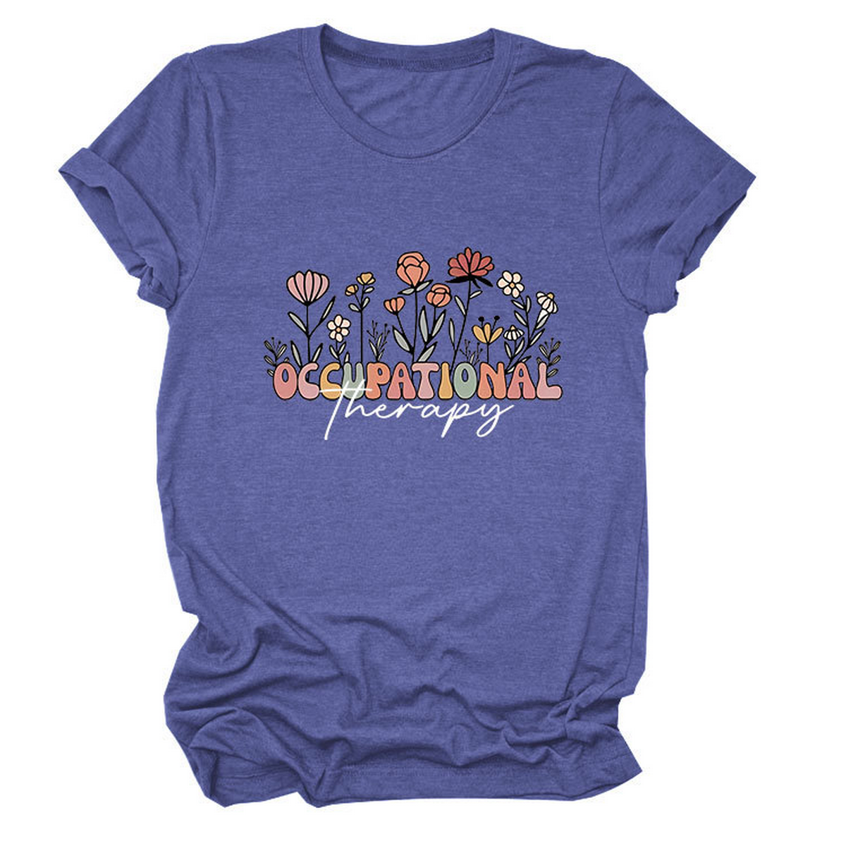 CASUAL CREW NECK TEE OCCUPATIONAL THERAPY THEME_CWTTS1531