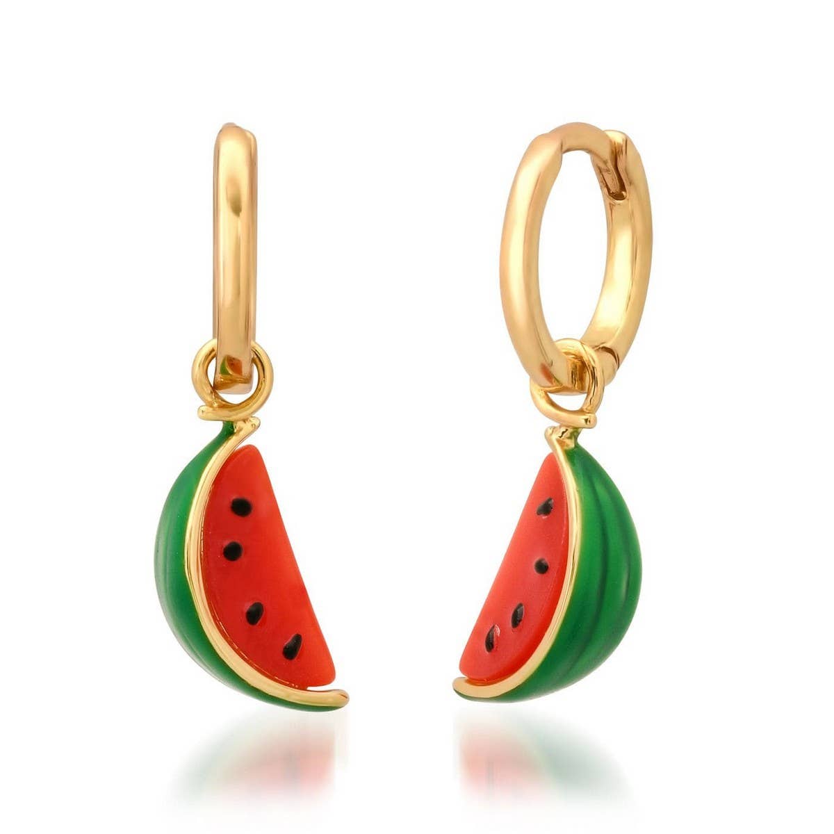 HOT SUMMER FRUIT EARRINGS WATERMELON LEMON CACTUS_CWAJE5108