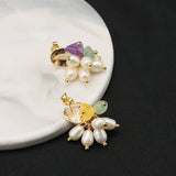 NEW HIGH END RETRO NATURAL PEARL EARRINGS_CWAJE3782
