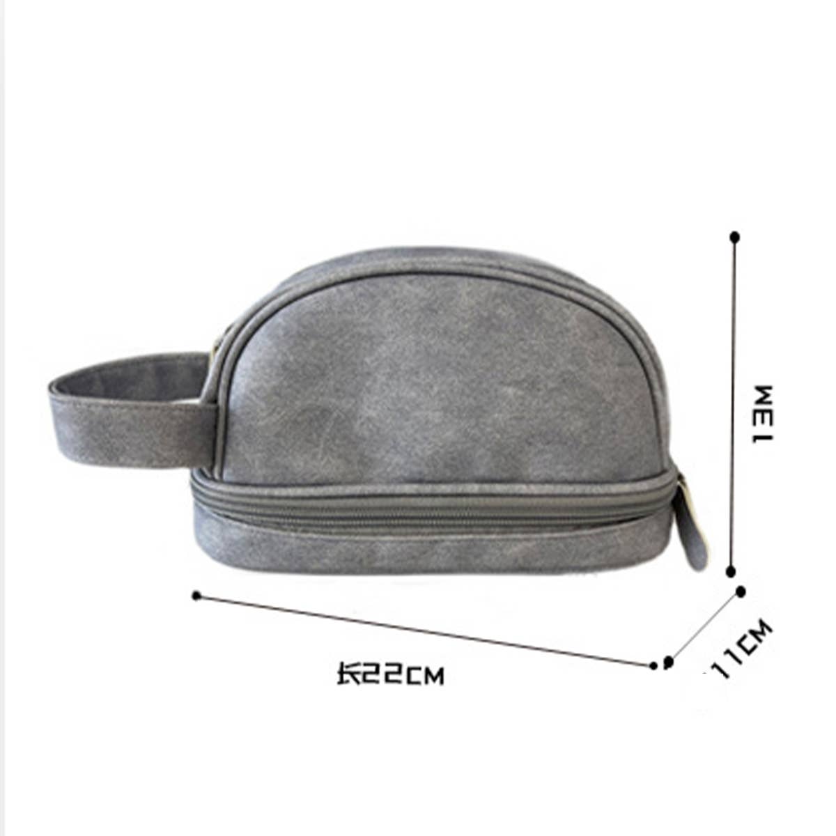 SIMPLE DENIM TRAVEL MAKEUP BAG_CWAB1446