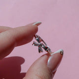 CREATIVE PAINTED DESIGN BOW RING_CWMM5531