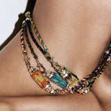 BOHEMIAN COLORFUL TAROT PENDANT NECKLACE_CWMM3794