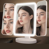 SHELL FLIP TRI FOLD MIRROR FILLLIGHT DRESSINGMIRROR_CWMM5648