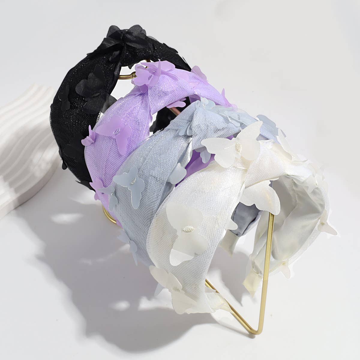 FRESH BUTTERFLY WIDE RIM KNOTTED HEADBAND_CWAHA2298