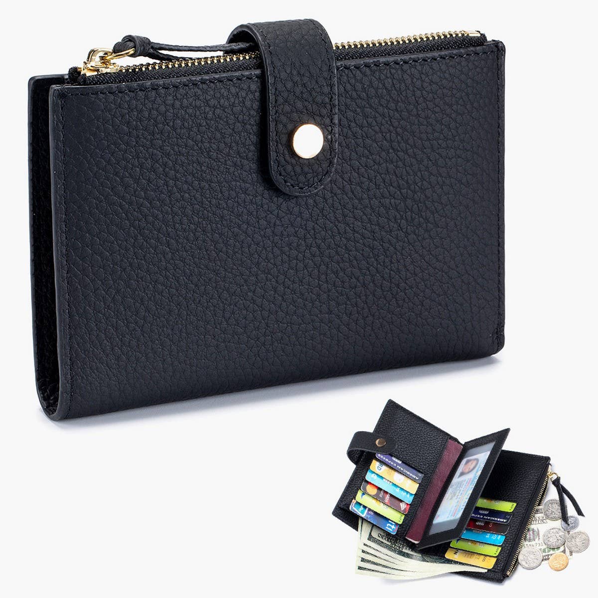 MULTIFUNCTIONAL LARGE CAPACITY SHORT LEATHER WALLET_CWAB3753