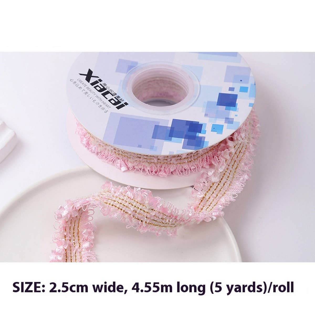 LACE EMBROIDERY FLOWER LACE DIY FABRIC RIBBON_CWMM5744