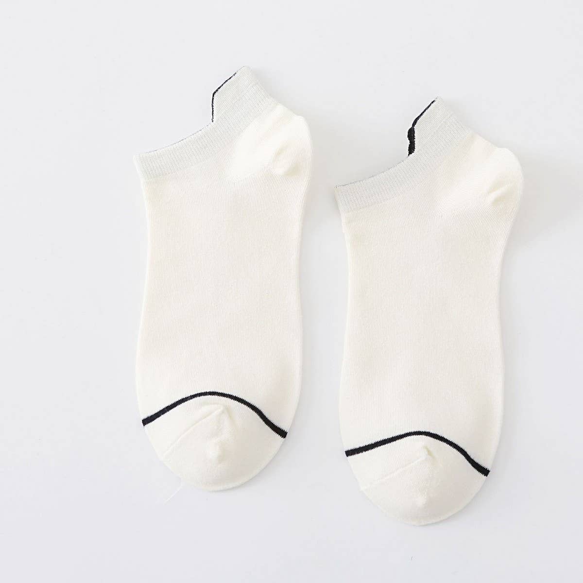 SPRING SOLID COLOR COTTON SOCKS FOR WOMEN_CWMS2043