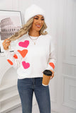 Valentines Day Jacquard Round-Neck Sweater