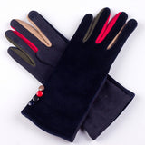 Fashionable Velvet Touch Screen Cycling Gloves_Cwmm1549