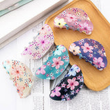 ACRYLIC PRINTED HAIR CLIPS FRESH CUTE GRAB CLIPS_CWAHA1272
