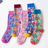 CASUAL PERSONALIZED JACQUARD SOCKS_CWMS0353
