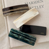 Square Spring Hair Clip Retro Minimal Style_Cwaha07944