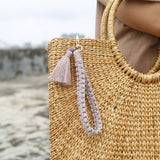 HANDWOVEN PASTORAL RETRO TASSEL KEYCHAIN_CWMM1210