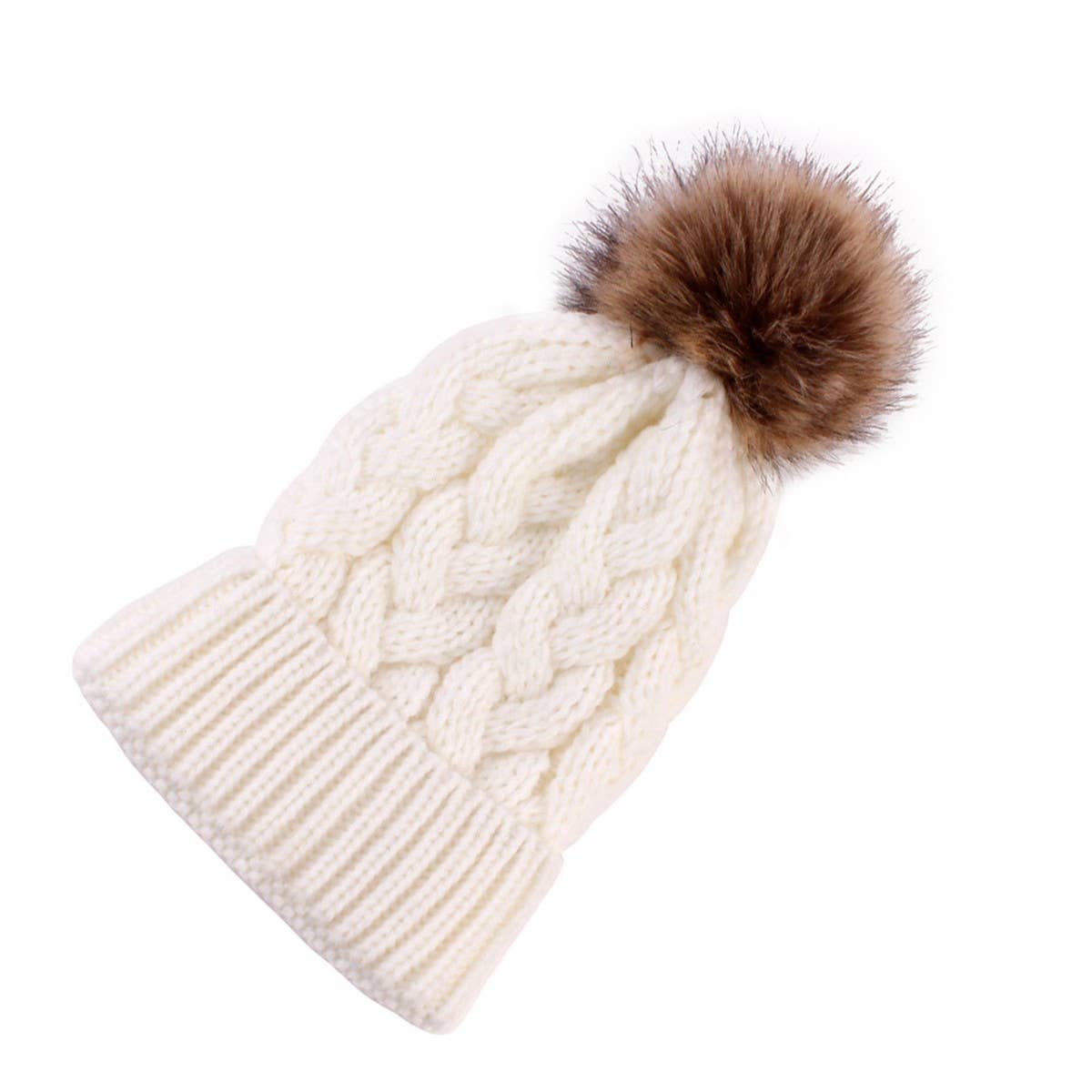 2024 NEW LARGE HEMP FLOWER WARM CHILDRENS HAT_CWAH1750