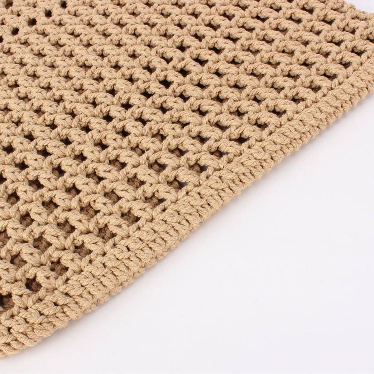 Ven Hollow - Out Cotton String Beach Tote Bag_Cwab4676