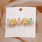 SWEET FLOWER SIDE CLIP SPRING CLIP HAIRPIN_CWAHA4698