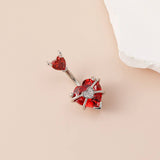 SWEET STAINLESS STEEL BELLY RING FASHION PIERCING_CWMM9320