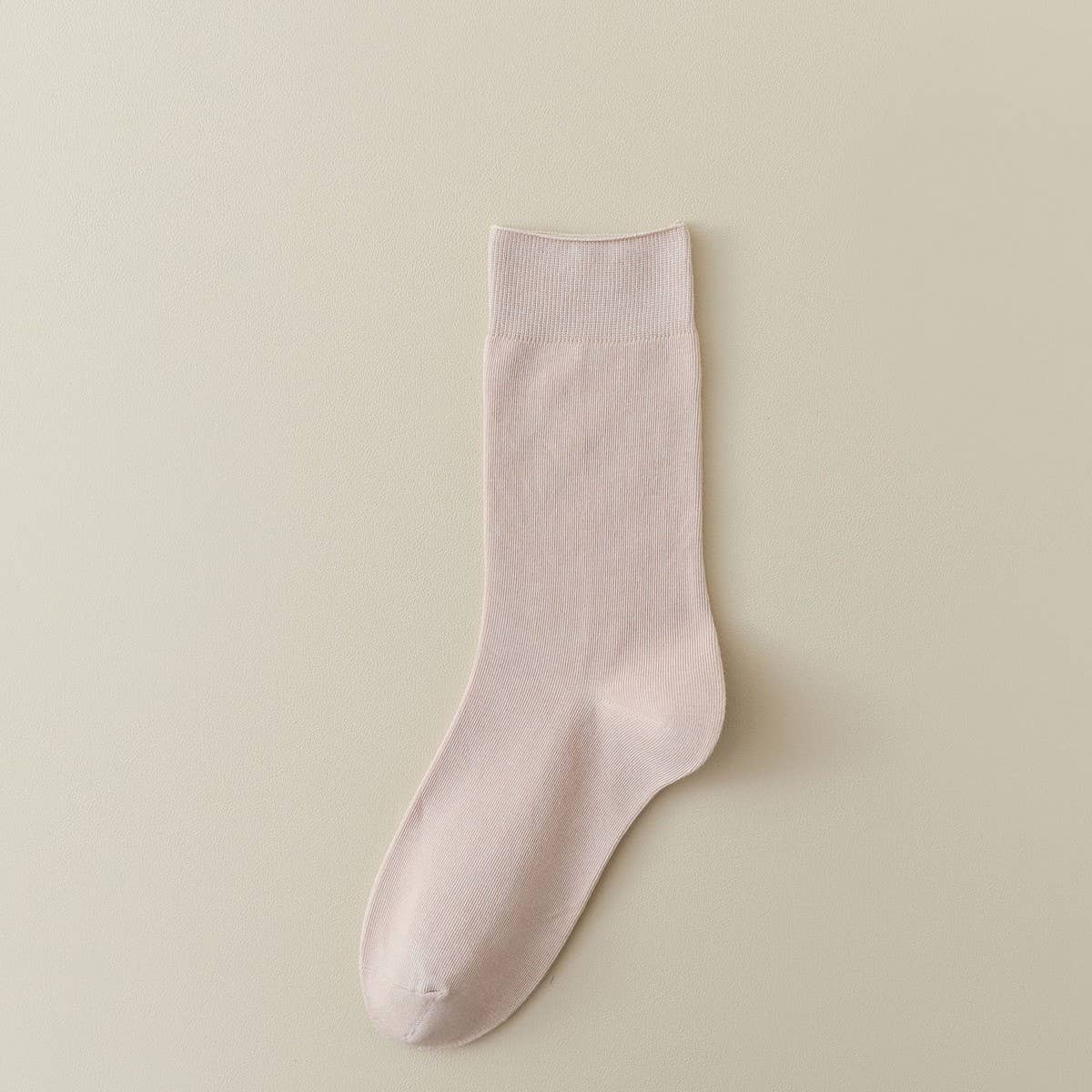 Women Leisure Solid Color Pile Socks_Cwms0288