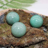 NATURAL PREHNITE CRYSTAL BALL SEVEN STAR_CWMM8136