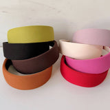 Color Knit Wide Headband Simple Chic Look_Cwaha08165