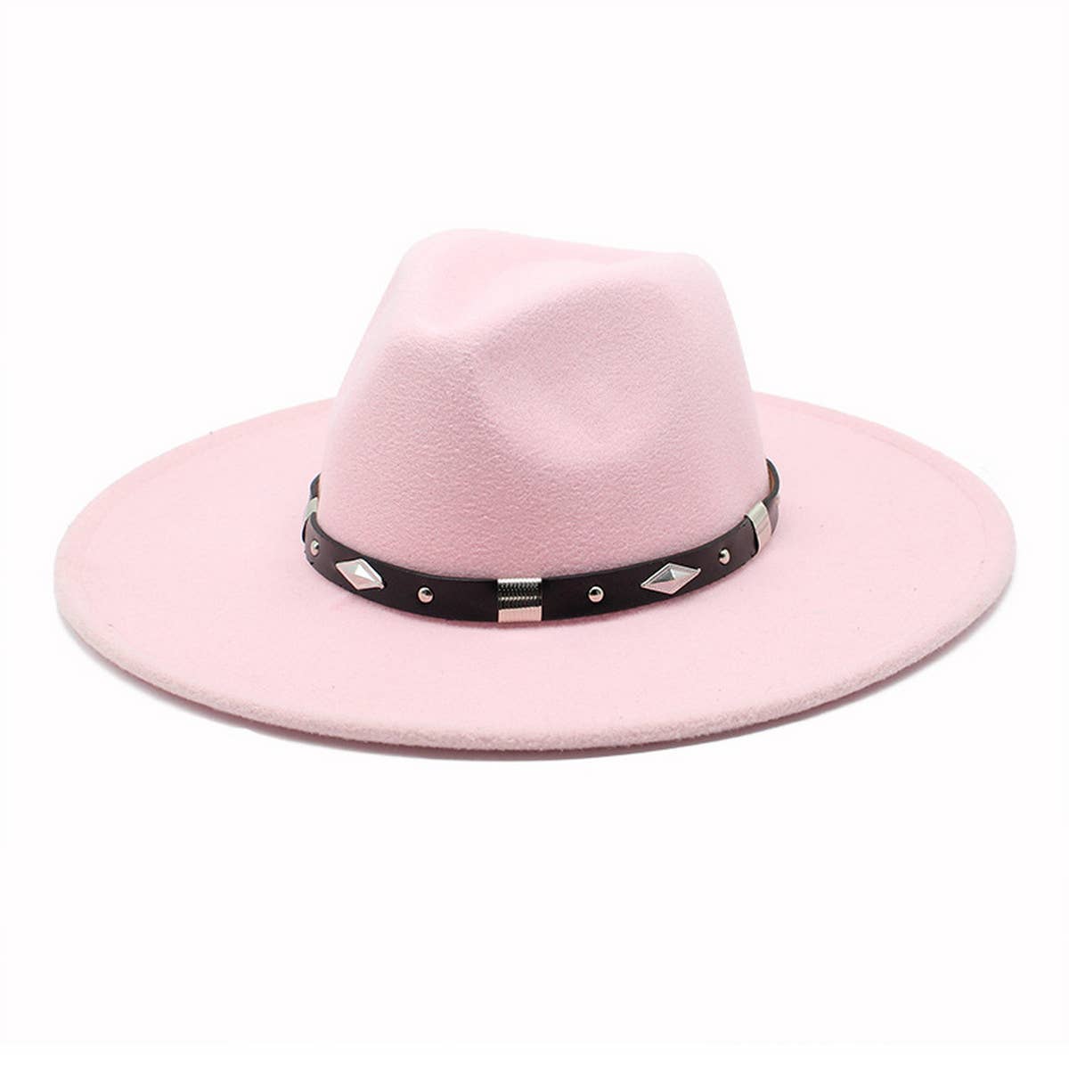 Women Fashion Casual Big Felt Hat Jazz Hat_Cwah0843