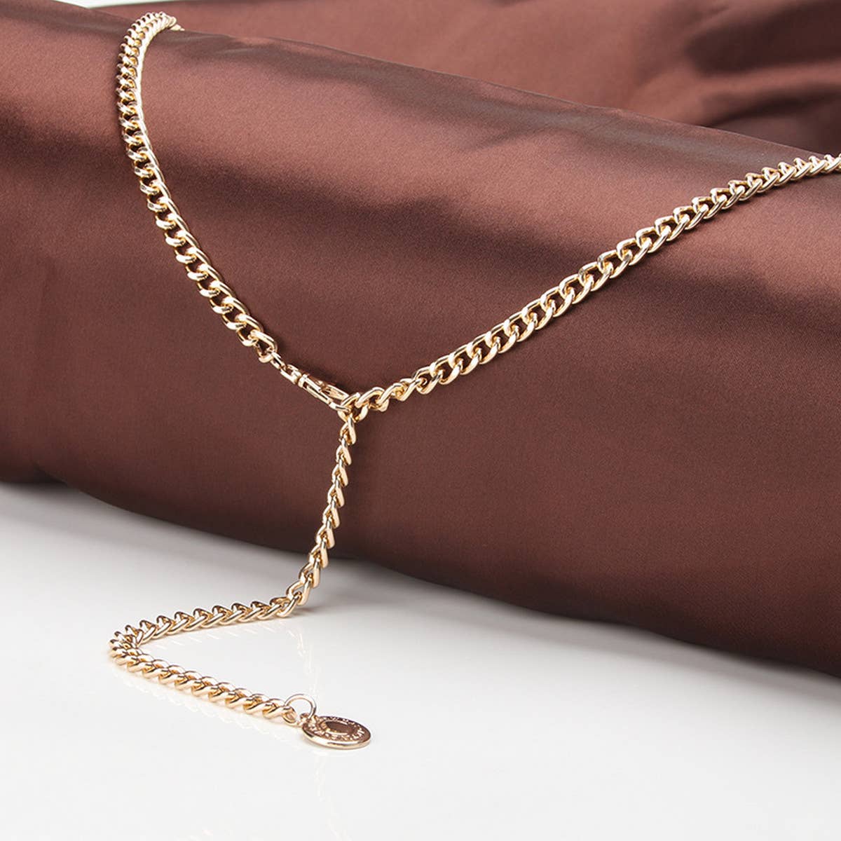 Cwabe0934_Versatile Casual Chain Belt