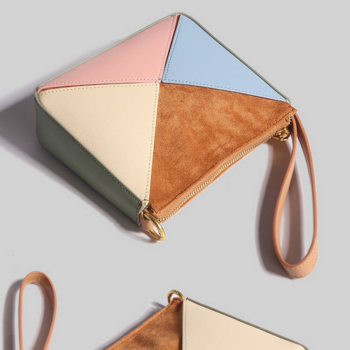 Turkish Style Folding Triangle Shoulder Bag_Cwab1892