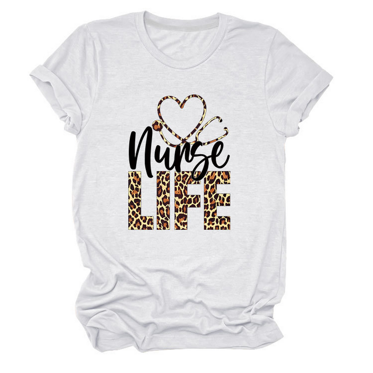 FUNNY NURSE LIFE TEE SOFT CREWNECK T SHIRT_CWTTSL0505