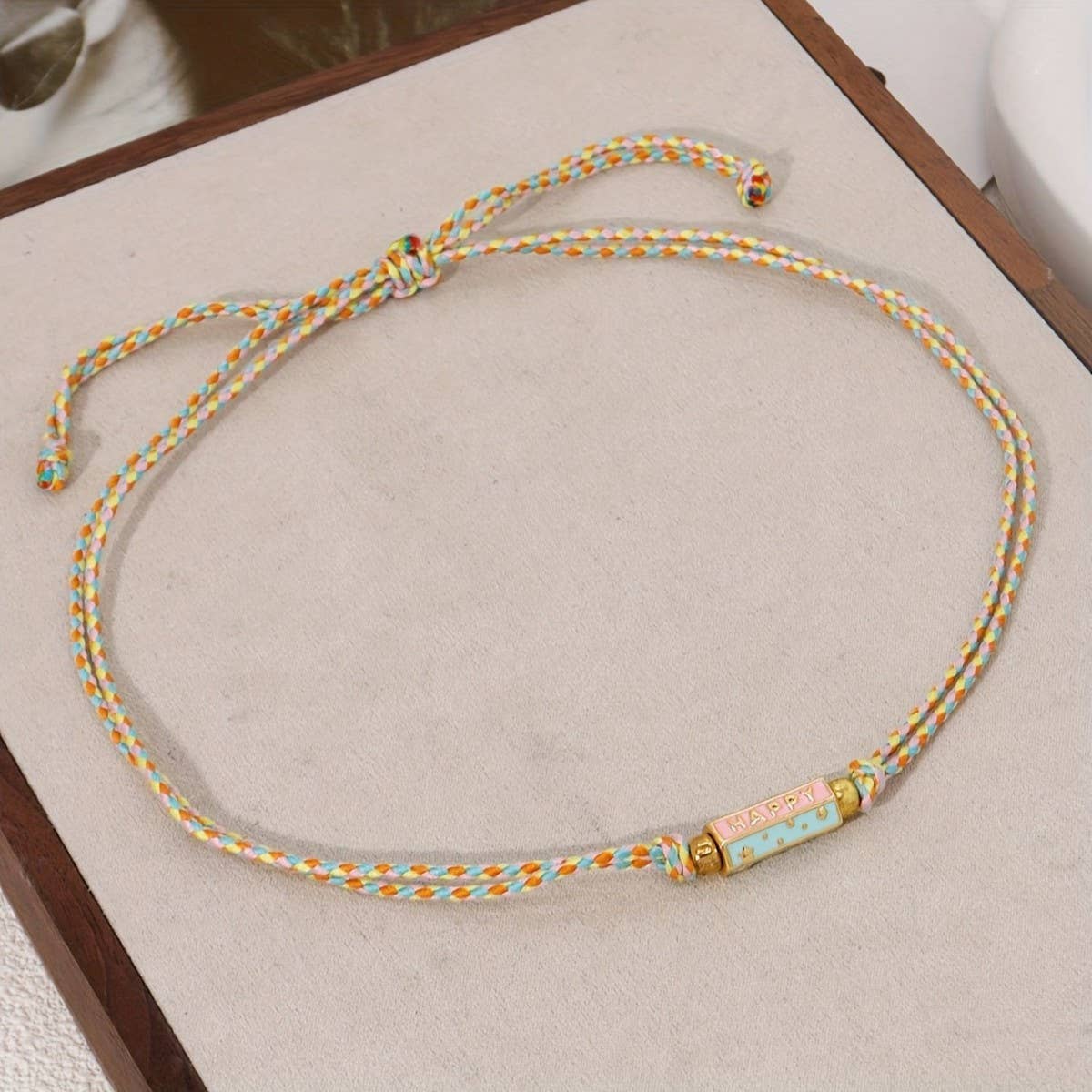 LITERARY STAR TAROT PENDANT COLORED BRACELET_CWMM5524