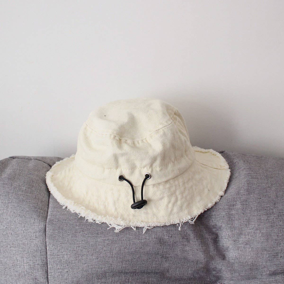 CHILDRENS PERSONALIZED OLD FUR EDGED BUCKET HAT_CWAH2866