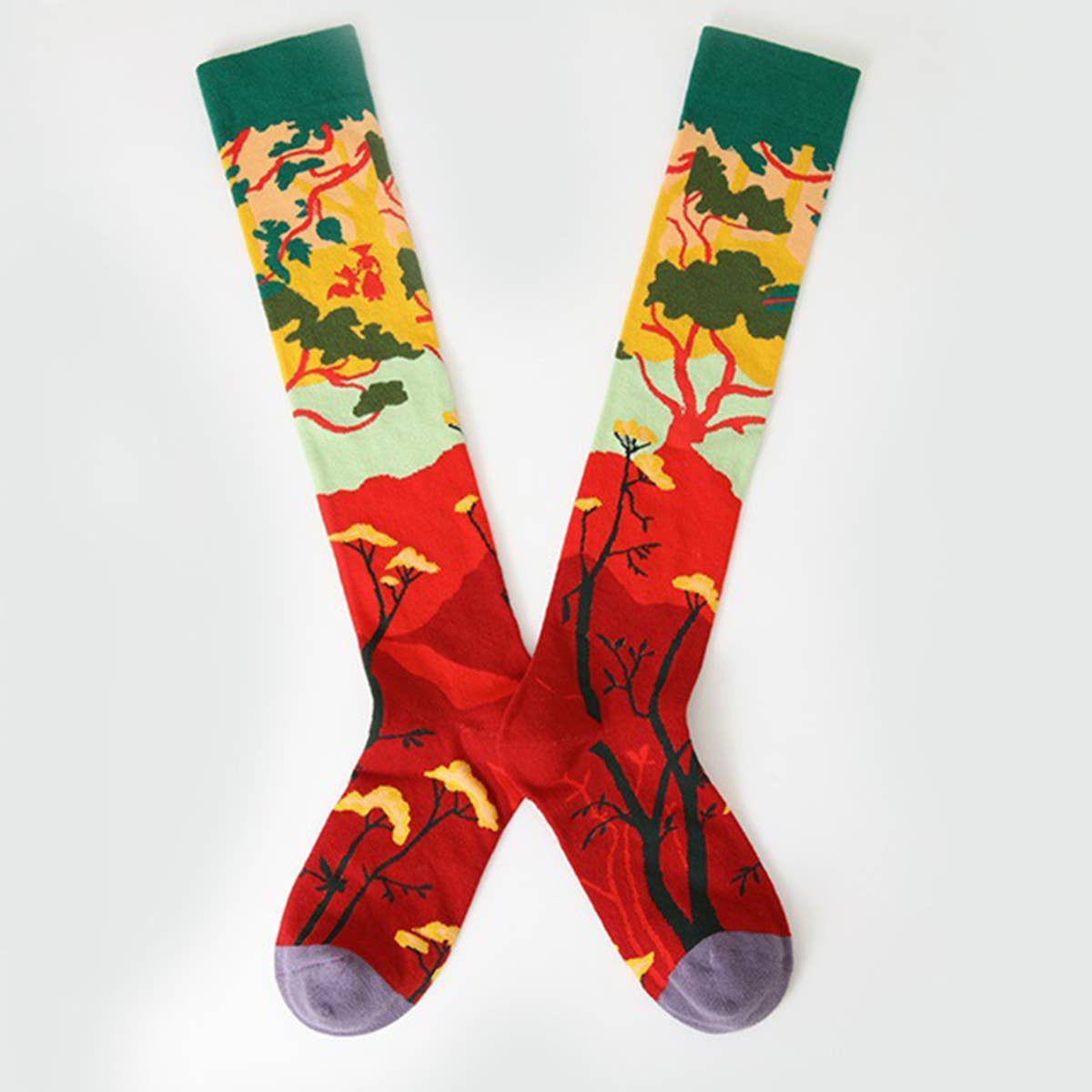 COLORFUL BOOT SOCK LEG WARMER HIGH SOCKS_CWMS0177