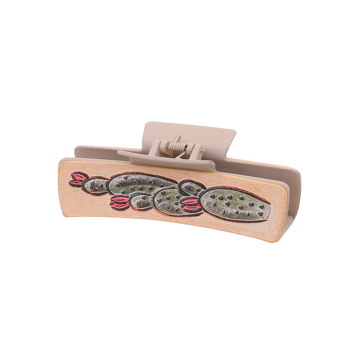 Western Cowboy Style Pu Leather Hair Clip Large_Cwasc03059