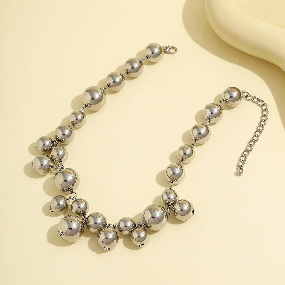 PUNK STYLE IMITATION PEARL NECKLACE_CWAJE1125