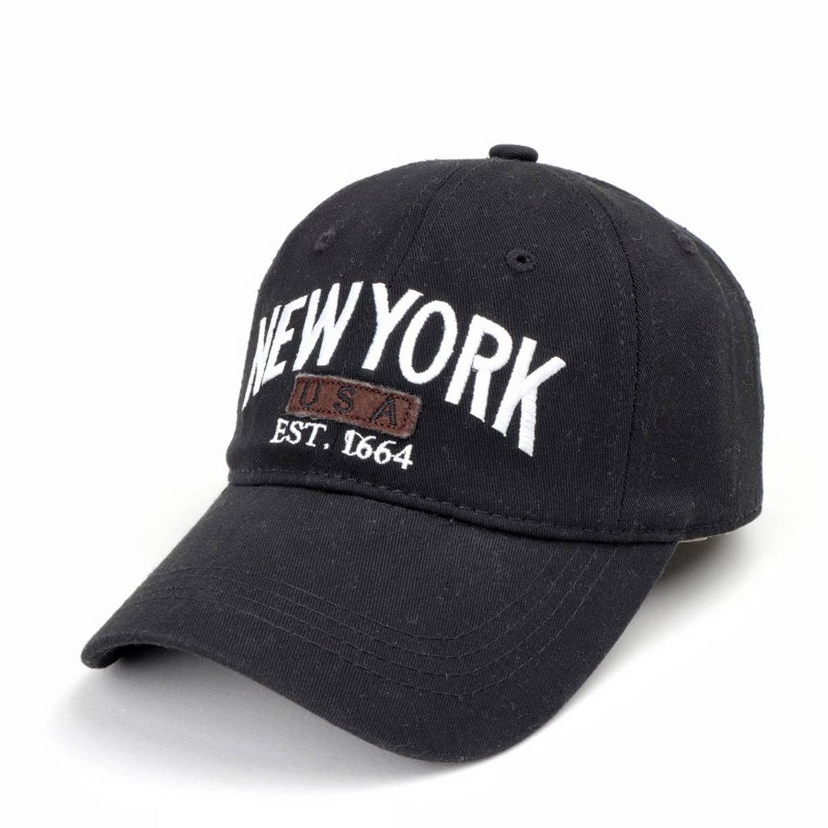 SOFT TOP BASEBALL CAP EMBROIDERED LETTER SUN HAT CWAH1535