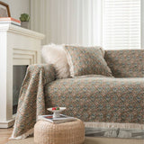 RETRO IRIS JACQUARD SOFA THROW_CWMM1651