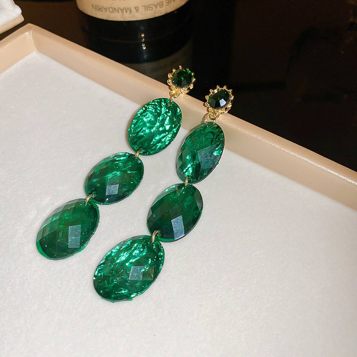 Elliptical High-End And Atmospheric Earrings_Cwaje2071