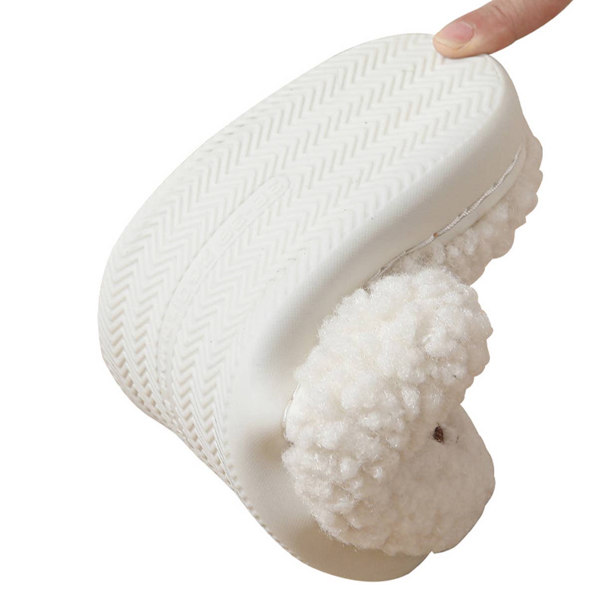 CUTE CARTOON BEAR PLUSH WARM COTTON SLIPPERS_CWSHS0852