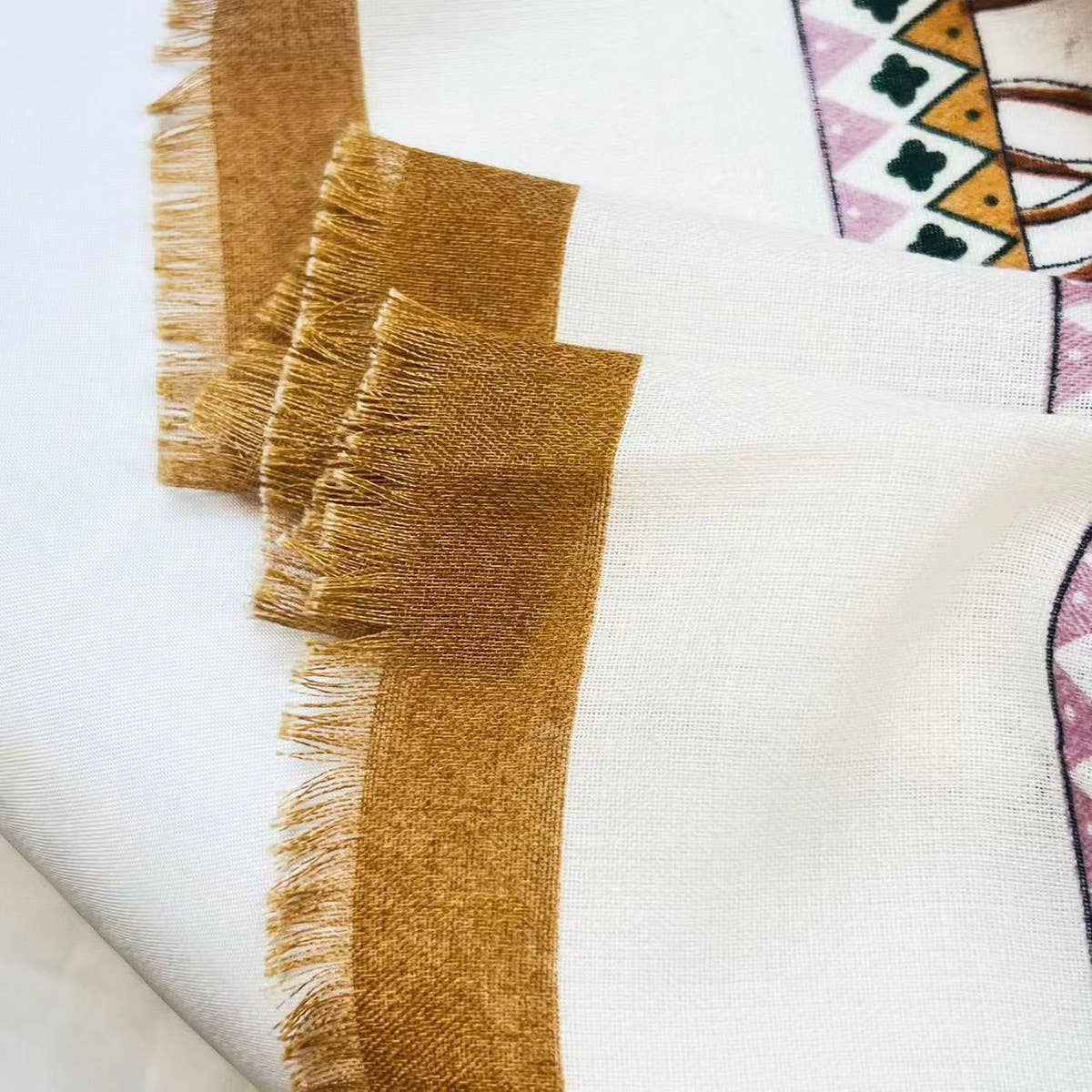 BOLD FLORAL ANIMAL SILK BLEND WRAP_CWASC0890