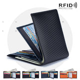 FASHION THIN COIN LEATHER MULTI LAYER WALLET_CWAB3782
